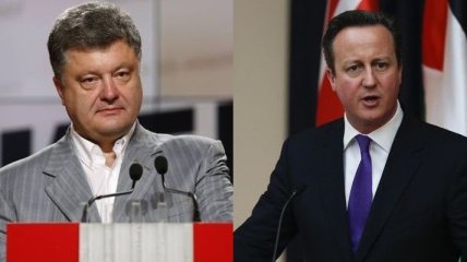 Кэмерон обсудил с Порошенко проблему сепаратистов на востоке Украины