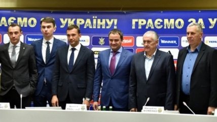 Презентация штаба сборной Украины к Евро-2016: дебют Шевченко-тренера