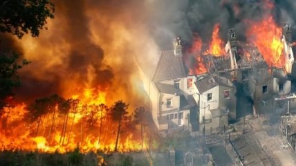 Пожары в Европе вспыхнули сразу в нескольких странах