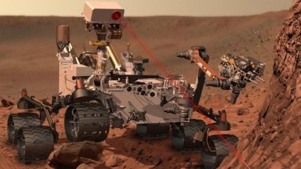 Марсоход Curiosity сделал панорамное фото Марса