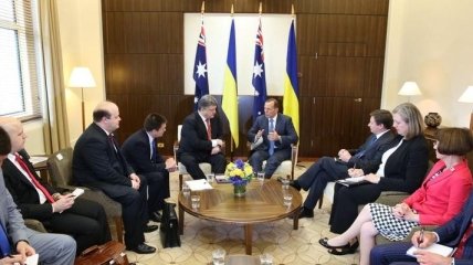Порошенко встретился с премьер-министром Австралии