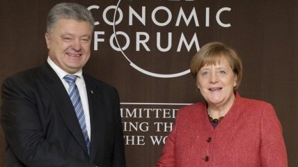 В Давосе состоялась встреча Меркель с Порошенко: что обсуждалось 