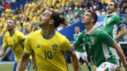 Результат матча Ирландия - Швеция 1:1 на Евро-2016