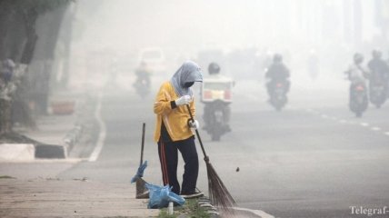 Из-за смога в Индонезии погибли 19 человек