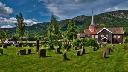 Красивейшие деревянные церкви Норвегии (Фото)