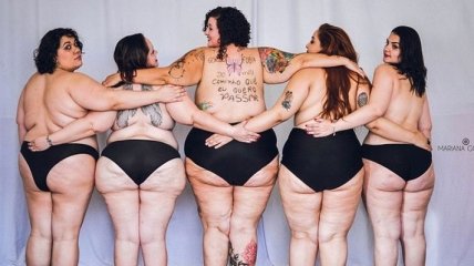 "Быть большой — красиво": провокационный проект в поддержку толстых женщин (Фото)