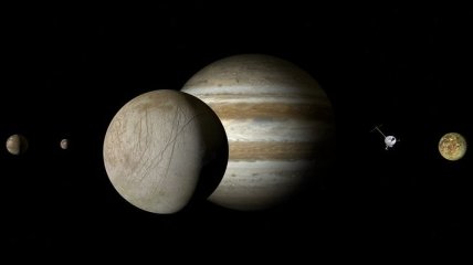 Магнитосфера Юпитера защищает свой спутник от космических лучей