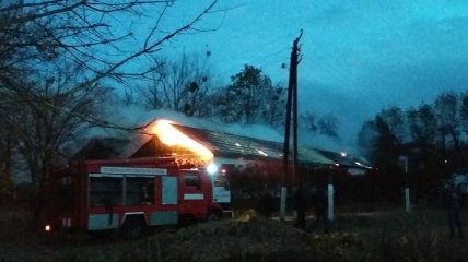 В Киевской области сгорела больница