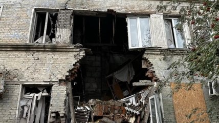 Результати ворожого обстрілу Покровська