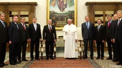 Владимир Путин побывал с рабочим визитом в Риме