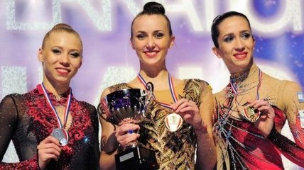 Украинская гимнастка четвертый раз подряд выигрывает этап Кубка мира