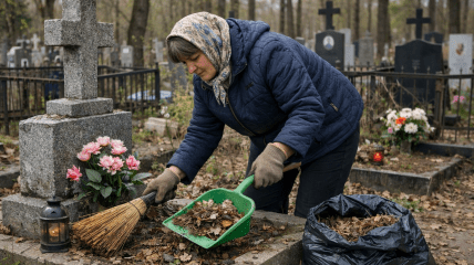 Уборка могил