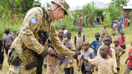 Во Львове прошла ротация украинских миротворцев в Демократической Республике Конго