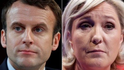Выборы во Франции: лидируют Макрон и Ле Пен