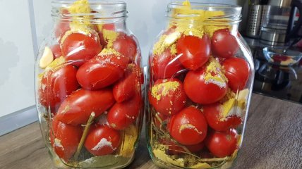 Рецепт квашеных помидоров с горчицей