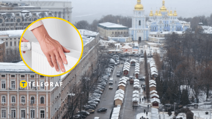 В Киеве треснули трубы отопления