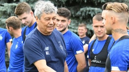 Луческу провел первую тренировку в Динамо