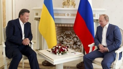 Владимир Путин поздравил Виктора Януковича  