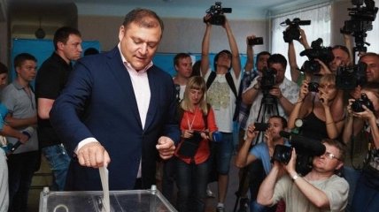 Михаил Добкин отдал свой голос на выборах Президента в Харькове