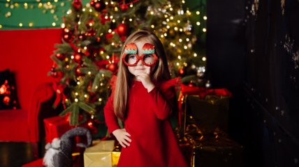 Девочка в праздник