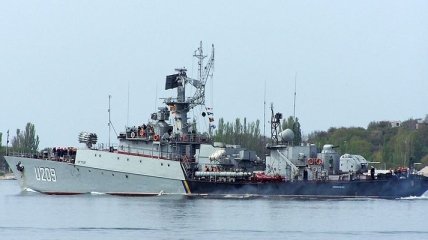 ВМСУ: Продолжаются переговоры о разблокировании корвета "Тернополь"