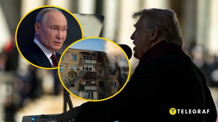 Володимир Путін, Дональд Трамп, обстріли України