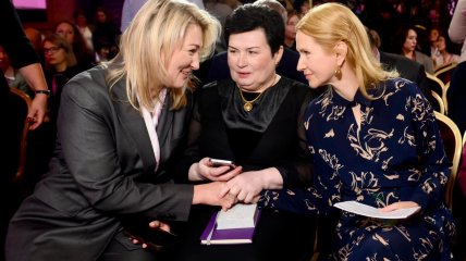 Соучредительницы Конгресса во время мероприятия