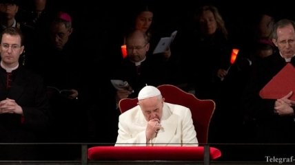 Папа Римский Франциск возглавил традиционную церемонию Крестного пути