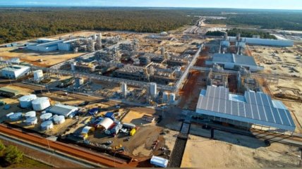 Литиевый завод компании Albermarle в Западной Австралии