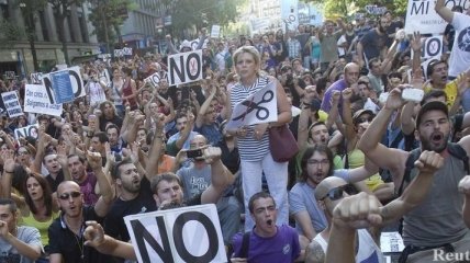Мадрид продолжает протестовать против жестких мер экономии 