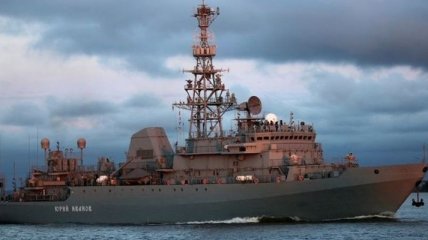 У границ Латвии заметили российский разведывательный корабль