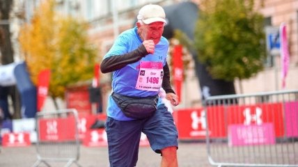 Самому старшему участнику Киевского марафона было 78 лет