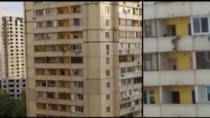 Едва не сорвалась с 12 этажа: в Киеве спасли пытавшуюся покончить с собой женщину (видео)
