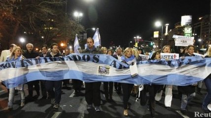 В Аргентине прошла антиправительственная акция протеста 