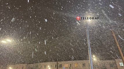В Украину идут снегопады