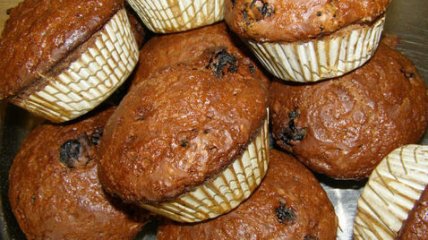 Кексы с изюмом