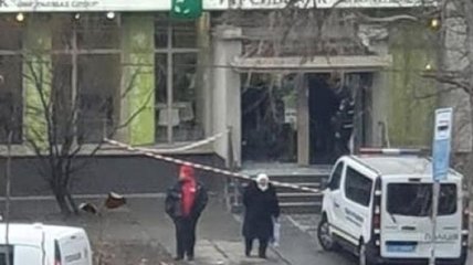 В Киеве пытались взорвать банкомат
