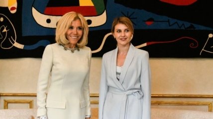 Елена Зеленская встретилась во Франции с Брижит Макрон