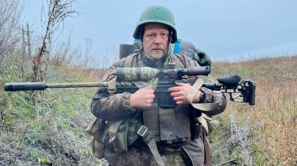 Снайпер-доброволец Владимир Вакуленко