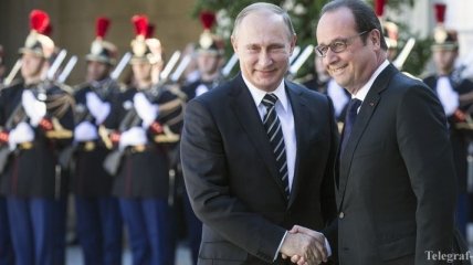Олланд сегодня встретится с Путиным