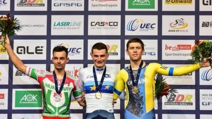 Украинец завоевал "бронзу" на чемпионате Европы по велотреку