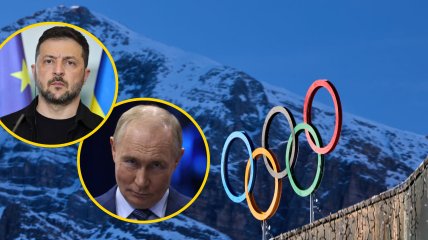 Володимир Путін та Володимир Зеленський