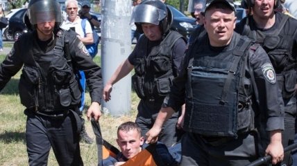В потасовке после Марша равенства в Киеве пострадали 11 милиционеров