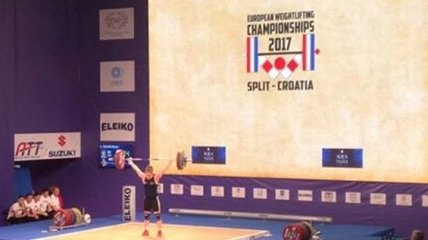 Украинка Хлян - серебряная медалистка чемпионата Европы по тяжелой атлетике