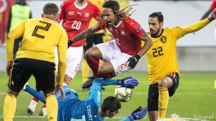Швейцария - Бельгия: яркие кадры невероятного матча Лиги наций (Фото)