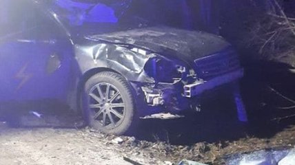 Под Харьковом авто влетело в дерево: водитель погиб на месте (фото)