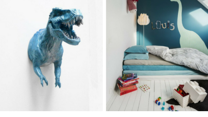 Детская комната для любителей динозавров: 50 оригинальных идей