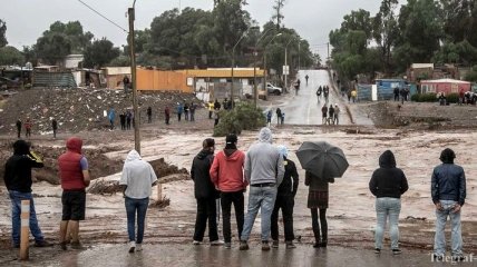 Чили потерпает от наводнения
