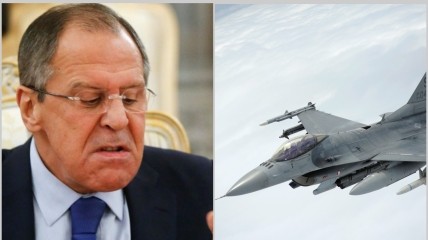 Глава російської дипломатії обурюється, що Україна отримає F-16