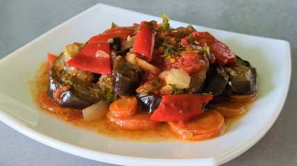 Соте из баклажанов (видео)